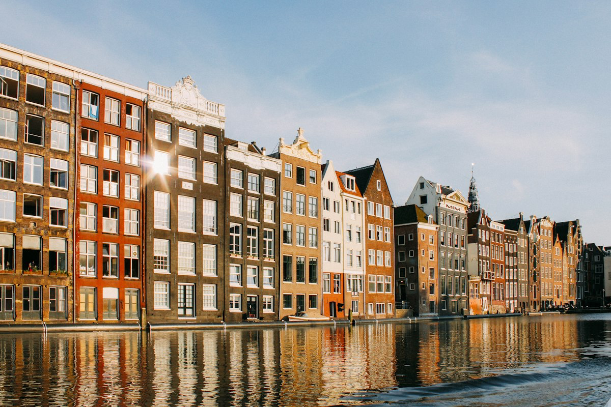 Apartment building in the city